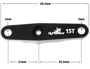 Dynamite Machined Aluminum Throttle Servo Arm DYNR0110 - Picture 1 of 3