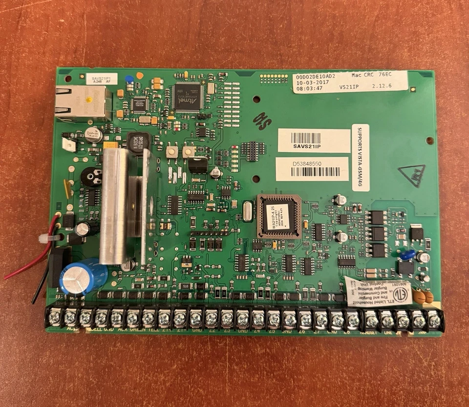 PARA REPUESTOS Panel de control Honeywell Ademco VISTA-21IP con IP integrada Foto 1 de 4