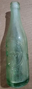 Vintage grüne 6 Unzen Glas Dr Pfeffer Flasche G-2870 (2508012005 - Bild 1 von 4