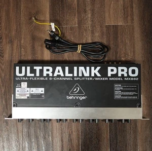 Behringer MX882 Ultralink Pro Line Mixer Splitter Used Audio Interface - Picture 1 of 3