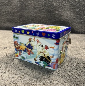 Adorable Christmas Musical Collectable Tin - German - Sweets / Bears design - Picture 1 of 12