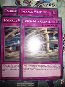 YU-GI-OH! COM PLAYSET TORNADE VIOLENTE SDPL-FR032 (LOT DE 4) NEUF EDITION 1 FR - Imagen 1 de 1