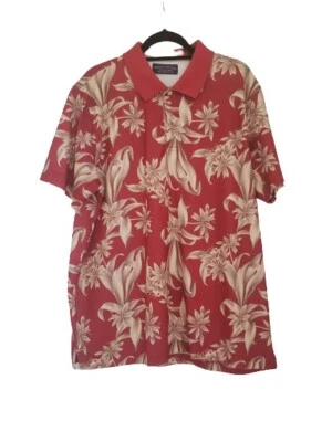 NUEVO SIN ETIQUETAS BAHAMA BAY CLUB HOMBRE ESTILO HAWAIANO FLORAL POLO MANGA CORTA CAMISA TALLA XL Foto 1 de 3