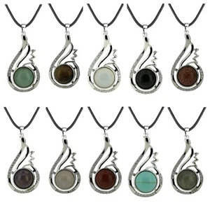 Collar Colgante de Piedras Preciosas Ala de Ángel Plata para Mujer Niña Circonio Circonio Pluma 10 PIEZAS - Imagen 1 de 20