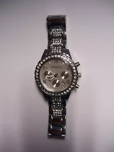 GENEVA Stainless Steel Women's Watch - Picture 1 of 5