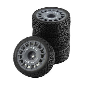 4Pcs 12MM Hex Tires Wheel Rim For 1/10 Rally RC Car HSP RGT LC RACING PTG-2 TT02