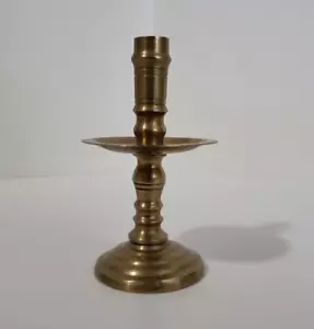 Vintage Brass Small Mini Candlestick Holder - Picture 1 of 6