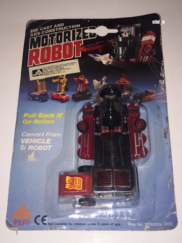 MOTORIZED ROBOT | LOCO TRAIN | MC TOY '80 | MOC | DynaBot MotoBot Transformers Cover