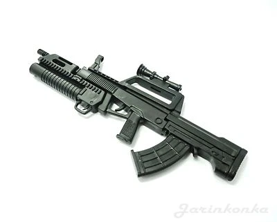 1/6 Scale QBZ-95 Assault Rifle Gun China Army w/ Grenade Launcher Action Figure  - Image 1 of 4