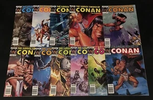WILDES SCHWERT VON CONAN ZEITUNGSSTAND SET #124,130,131,132,133-139 MARVEL COMICS 1986 - Bild 1 von 13