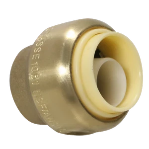 5 Pcs XFITTING Push Fit Cap 1/2 inch, 1/2", Push to Connect End Cap Plug, Brass - Afbeelding 1 van 5