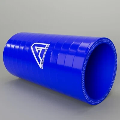 Straight Silicone Hose Coupling Connector Silicon Rubber Tube Joiner Pipe BLUE - Image 1 of 4