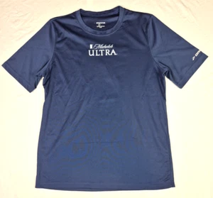 Michelob Ultra Beer Navy Blue Brooks Athletic T-Shirt Men Med - Picture 1 of 5