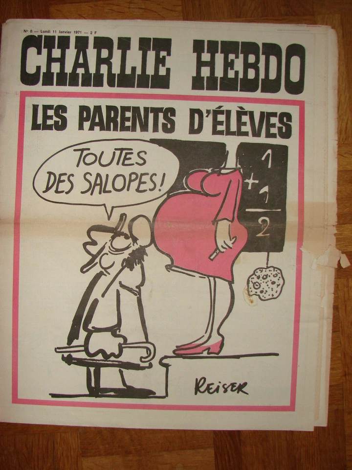 CHARLIE HEBDO N°8 JANUARY 11, 1971 - Image 1 of 1