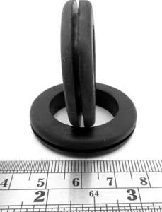 1 1/4" Hole Fit Rubber Grommet Wiring Bushing For 1/16" Thick Panel, Has 1" ID - Picture 1 of 12