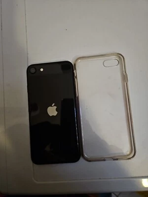Apple iPhone SE 2nd Gen. A2296 (GSM) - 128 GB - Schwarz Ohne Sim Karte Mit Hülle - Bild 1 von 2
