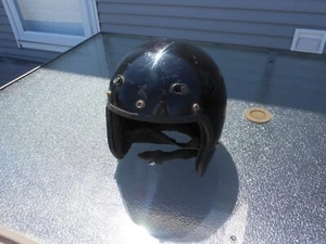 Vintage Bell Harley- Davidson USA helmet size large BLACK - Picture 1 of 7