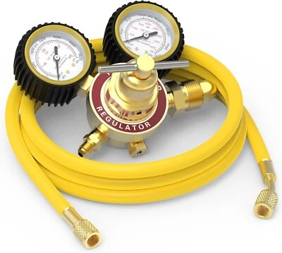 Regulador de nitrógeno, 0-600 PSI, presión de salida de 0-4000 PSI, conexión de Foto 1 de 4