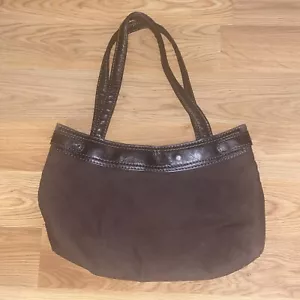 Borsa a mano Thirty One doppio manico in tessuto marrone - Foto 1 di 14