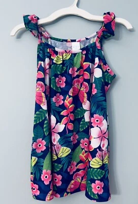 NWT The Children’s Place Floral Sleeveless Top Pajama Size 14 XL  - Image 1 of 2