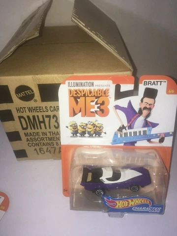 Hot Wheels Despicable Me 3 Bratt Diecast Character Car #6/6 new Cover