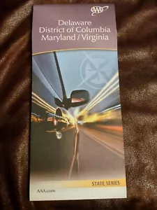 New AAA DELAWARE WASHINGTON DC Columbia MARYLAND VIRGINIA STATE ROAD MAP 2019 - Picture 1 of 2