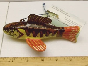 5 3/4 in. NOS Hand-Made Ice Spearing Decoy - Larry The Bear - Picture 1 of 15