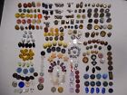 Antique Vintage Button Lot Small & Tiny Glass Metal Charm-String MOP China 275+