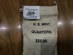 2008-P New Mexico Statehood Quarters Sealed US Mint Bag of 100 Coins E1052 - Picture 1 of 2