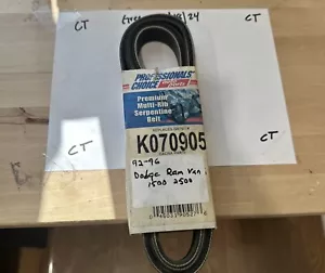 Serpentine Belt-Premium OE Micro-V Belt Gates K070905 - Imagen 1 de 2