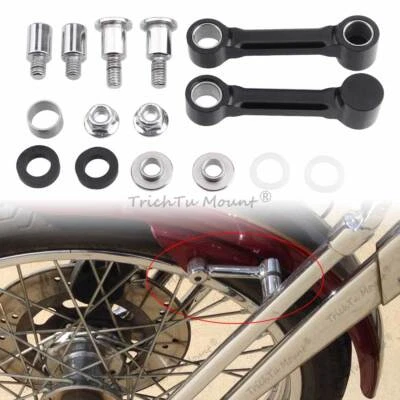 Motorcycle Front Fender Mount Bracket For Harley Softail Springer FXSTS 1993-06 Foto 1 de 4
