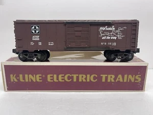 K-Line Classics O Gauge Santa Fe #K-64233 Super Chief Map Car No.3 Box Car 1 - Picture 1 of 12