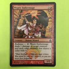 1 X Foil, Wojek Embermage, Ravnica, Magic the Gathering MTG Cards, NM