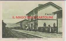 SAINT MARCEL VALLE D'AOSTA LA STAZIONE FERROVIARIA 1940 BELLA !