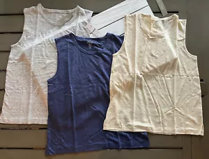 J. Crew Damen Leinen Muscle Tank Top - Bild 1 von 12