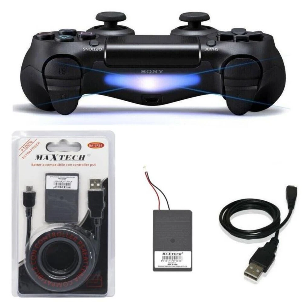 Maxtech Ba-jps4 Batteria compatibile con Controller Ps4 colore come in Foto