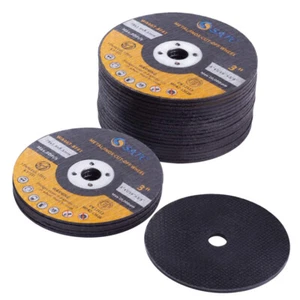 Paquete de 50 discos de corte de acero de acero de ruedas cortadas de 3 pulgadas x1/16"" x3/8 - Imagen 1 de 8