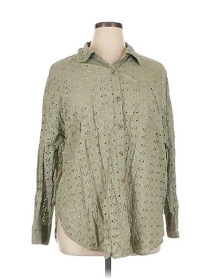 Camisa Maurices Mujer Verde Manga Larga Con Botones XL Foto 1 de 4