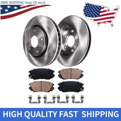 321mm Front Rotors Brake Pads for GMC Terrain Chevy Impala Equinox Buick Allure - Image 1 of 4