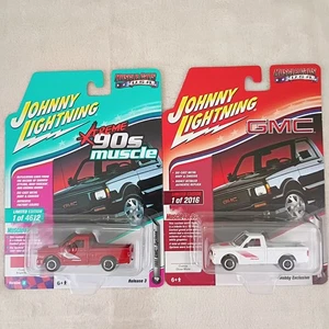 Johnny Lightning 1991 GMC Syclone Pickup Set - Version B & Hobby Exclusive - NEW - Picture 1 of 4