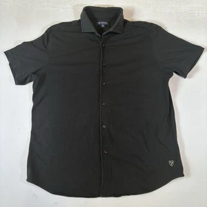 Daniel Cremieux schwarzes Kurzarm Button Down Hemd XL Stretch - Bild 1 von 6