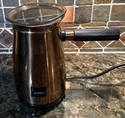 Máquina para hacer bebidas de chocolate caliente de cobre terciopelo de chocolate de hotel Foto 1 de 4