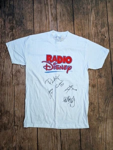 Vintage Radio Disney Signed T-shirt Size Small Y2K - Picture 1 of 5
