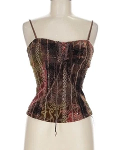 Vintage Y2K Arianne Medium Korsett Stil Blumen Tank Top Beschreibung lesen - Bild 1 von 9