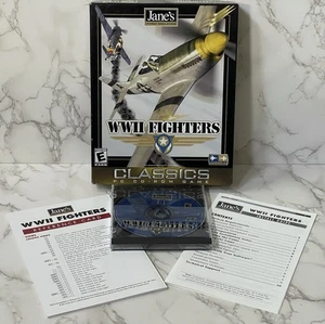 Jane's Combat Simulations WWII Fighters Big Box PC CD ROM Juego EA - Imagen 1 de 10