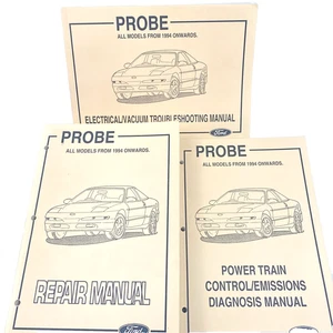 Ford Probe Factory Repair Manuals Set of 3 All Models 1994 Onwards Original - Picture 1 of 21