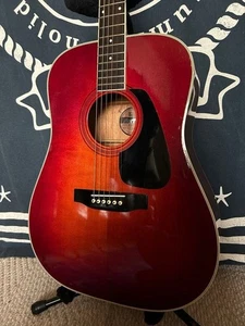 Morris Acoustic Guitar MV-701AW Japan Vintage 80's made Top Solid Used from JPN - Picture 1 of 10