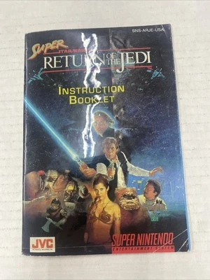 Super Star Wars: Return of the Jedi SNES Instruction Booklet Manual *ONLY - Image 1 of 2