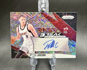 Autógrafos de novato Prizm Fast Break 2024-25 Pelle Larsson #FBR-PLH RC Miami Heat - Imagen 1 de 2
