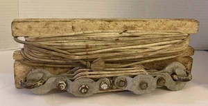 "Alzamiento enano Haltrac MAXI de colección 3.000 libras cuerda de herramientas de garaje antigua 12"" X 4,5""" - Imagen 1 de 9